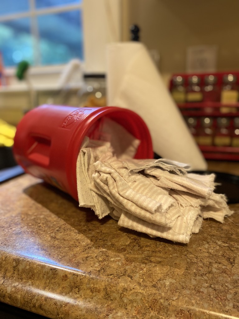 reuseable wipes made from flannel baby blankets model sustainability for children